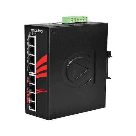 8-Port Industrial PoE+/4PPoE Unmanaged Ethernet Switch